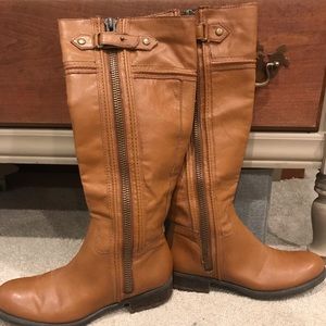 Franco Sarto Tan Riding Boots